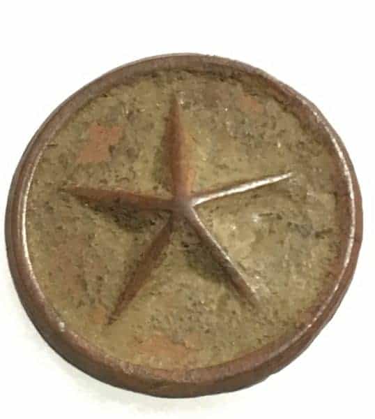 Viet Minh Brass Sun Helmet Badge