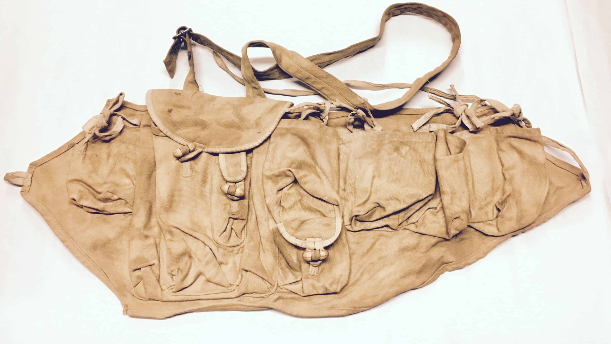 North Vietnamese Army Made Sapper's Assault Vest for Magazines