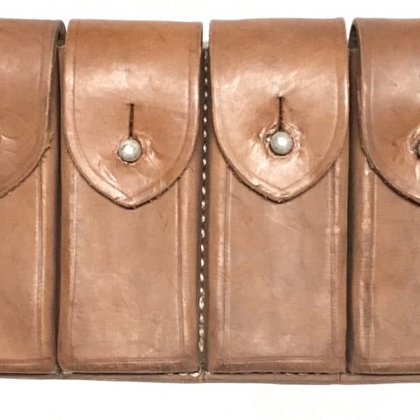 Chinese Korean War Four Pocket Pistol Ammunition Pouch
