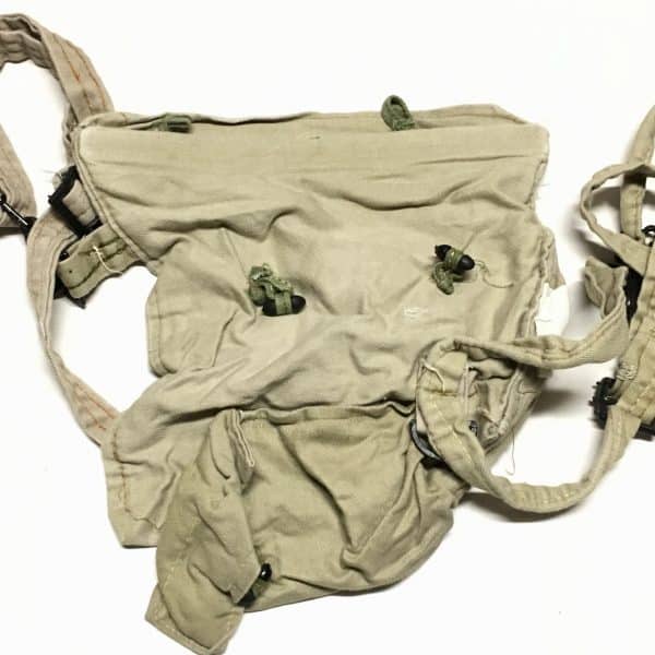 Iraqi Made OIF Desert Color Gas Mask  Bag with Plastic Hardware