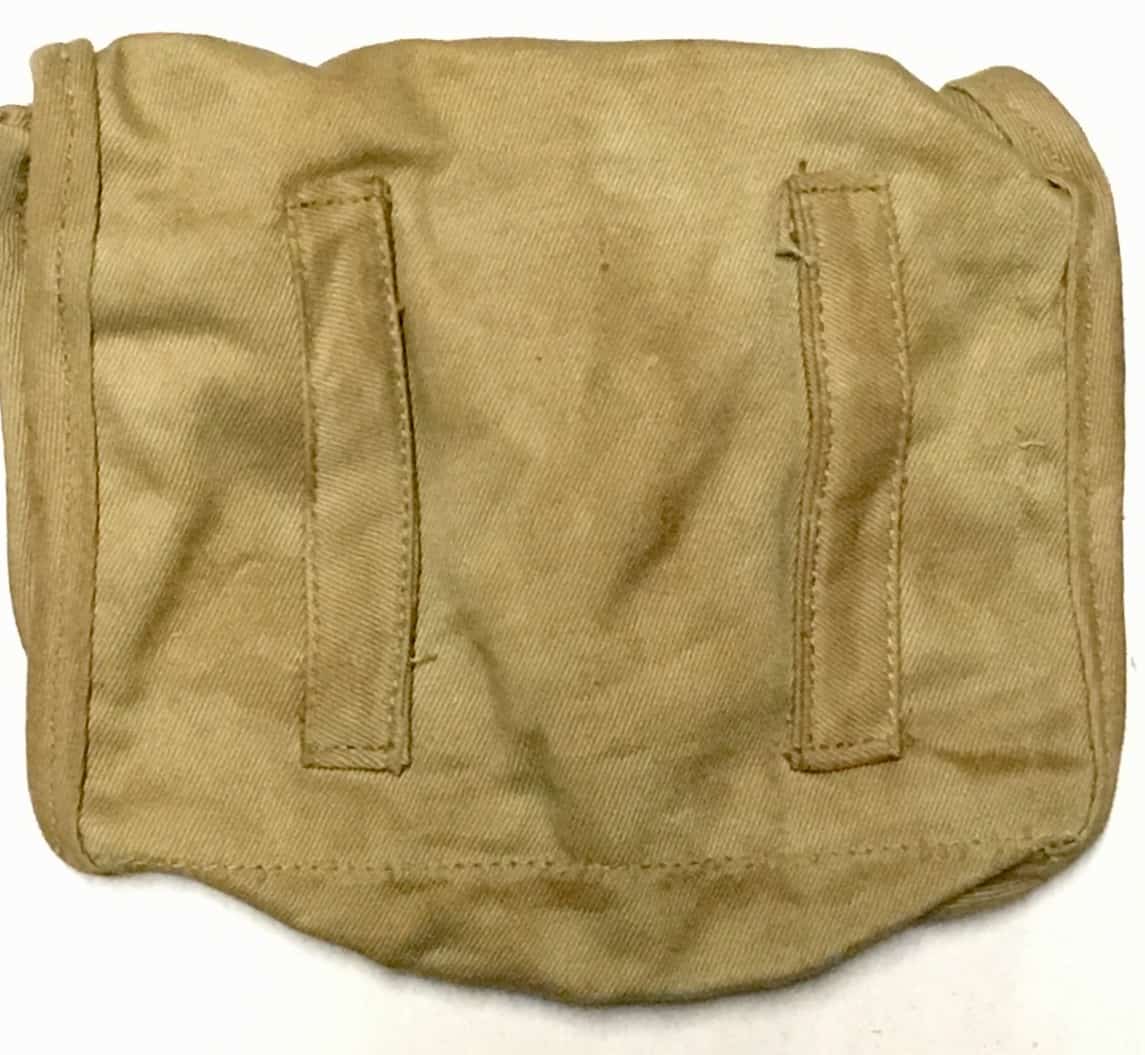 North Vietnamese Army Made Two Cell F1 Grenade Belt Pouch with Toggles - Image 2