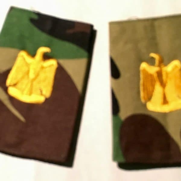 Iraqi Slip on Shoulder Boards on DPM Camouflage Major