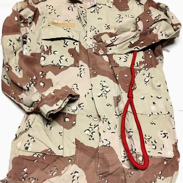 Iraqi Made Desert Camouflage Jacket with Red Cord