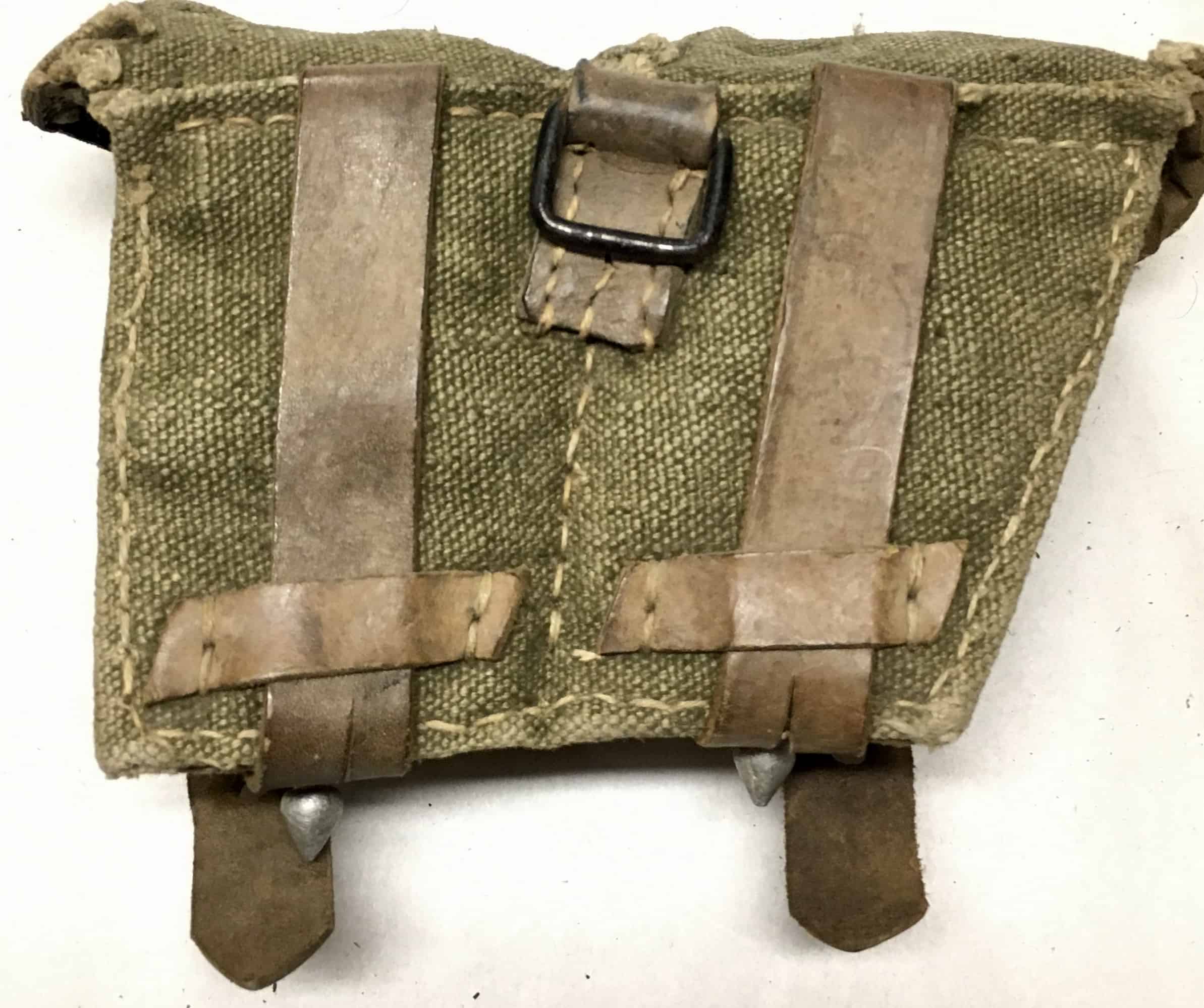 North Vietnamese Viet Cong K-44 Ammunition Belt Pouch 30 Rounds Canvas - Image 2