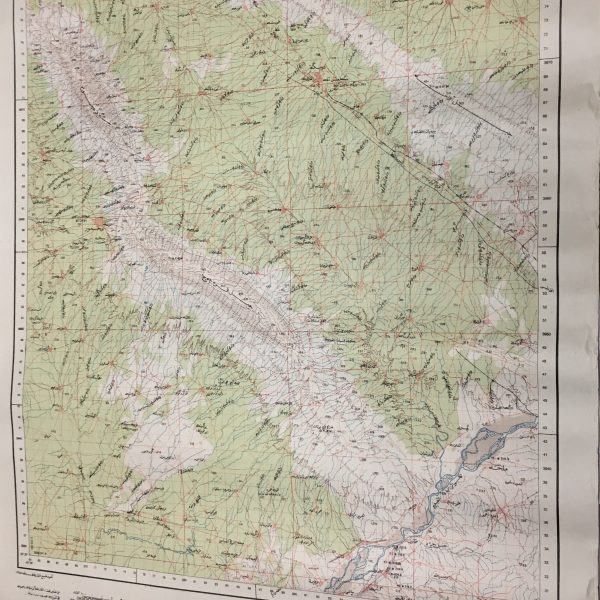 Iraqi Military Map Full Color 1:100,000 MAKHMUR