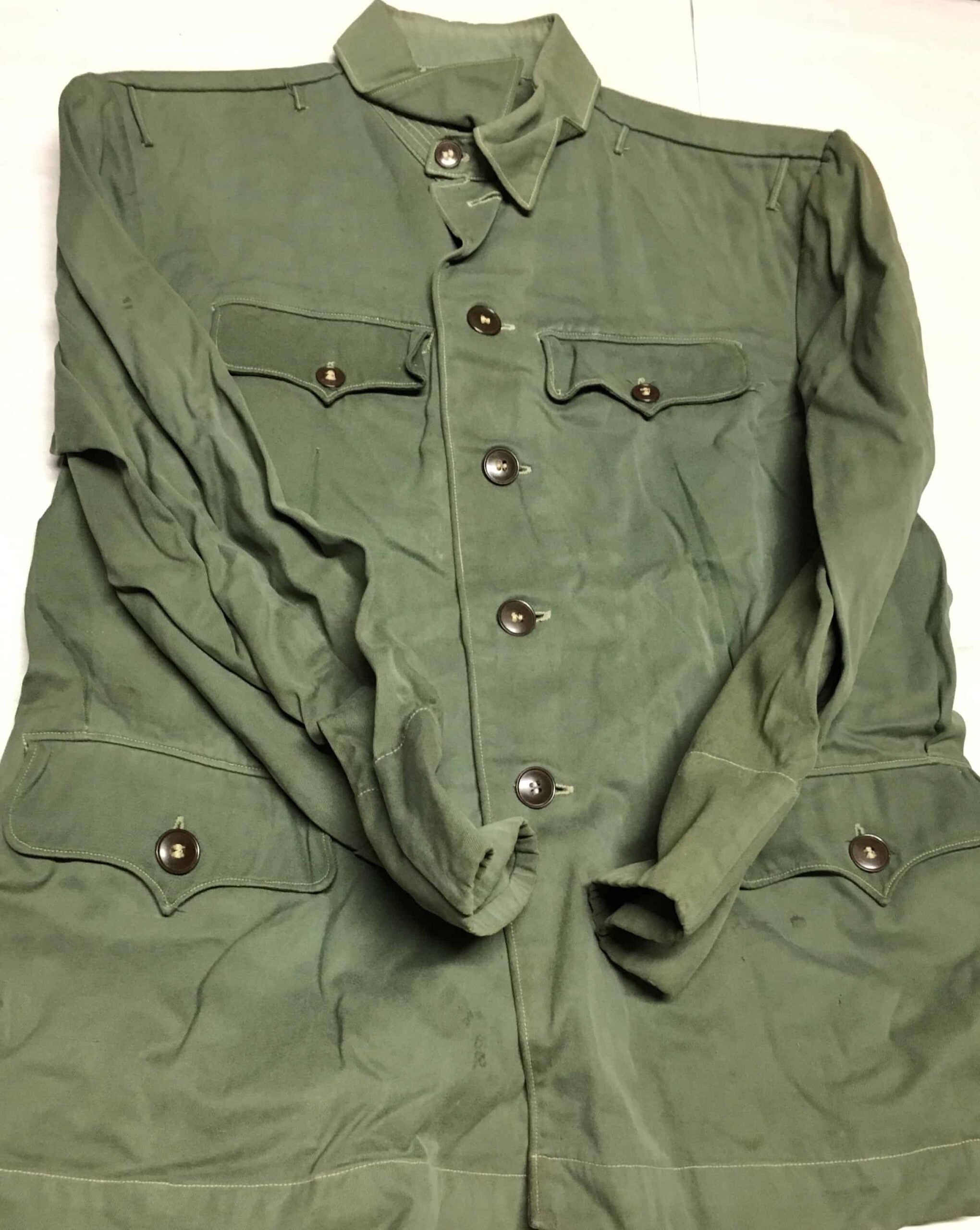 North Vietnamese Army Officer's Tunic - Olive Green - Enemy Militaria
