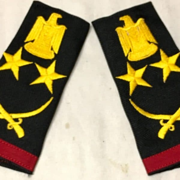 Iraqi Saddam Fedayeen Black Shoulder Boards - General Staff