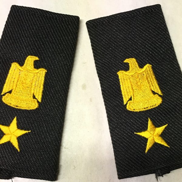 Iraqi Saddam Fedayeen Black Shoulder Boards - Lt Colonel
