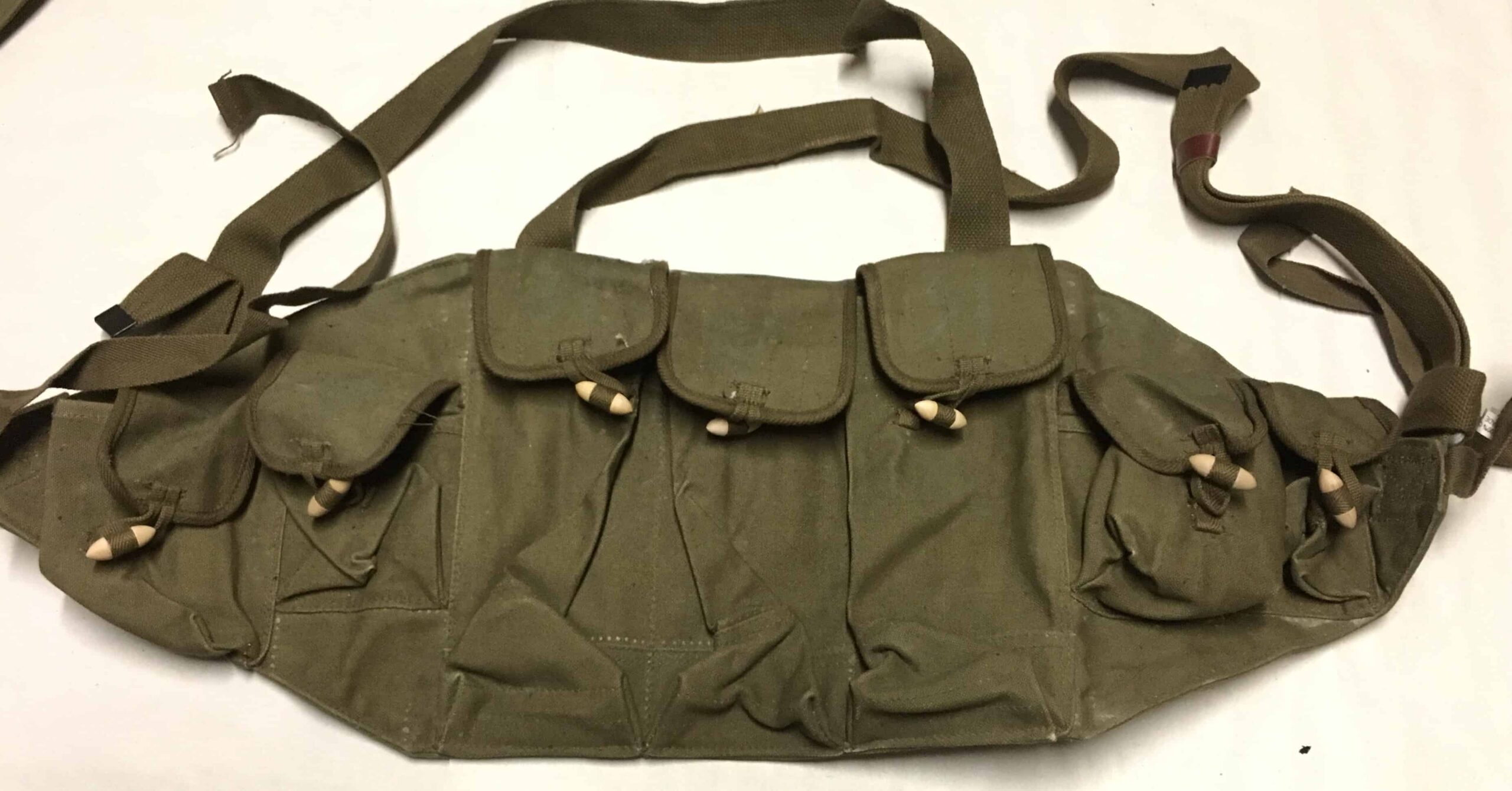 ChiCom North Vietnamese Army Viet Cong AK-47 Chestpouch 1967 Factory 3521 - Image 2