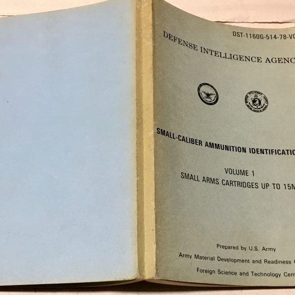 US DIA Intelligence Manual on Foreign Ammunition