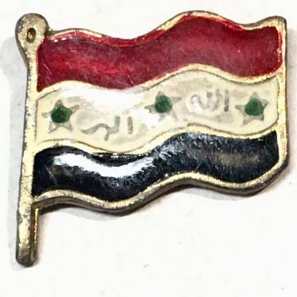 Iraqi Army Uniform Flag Badge 1995 to 2003