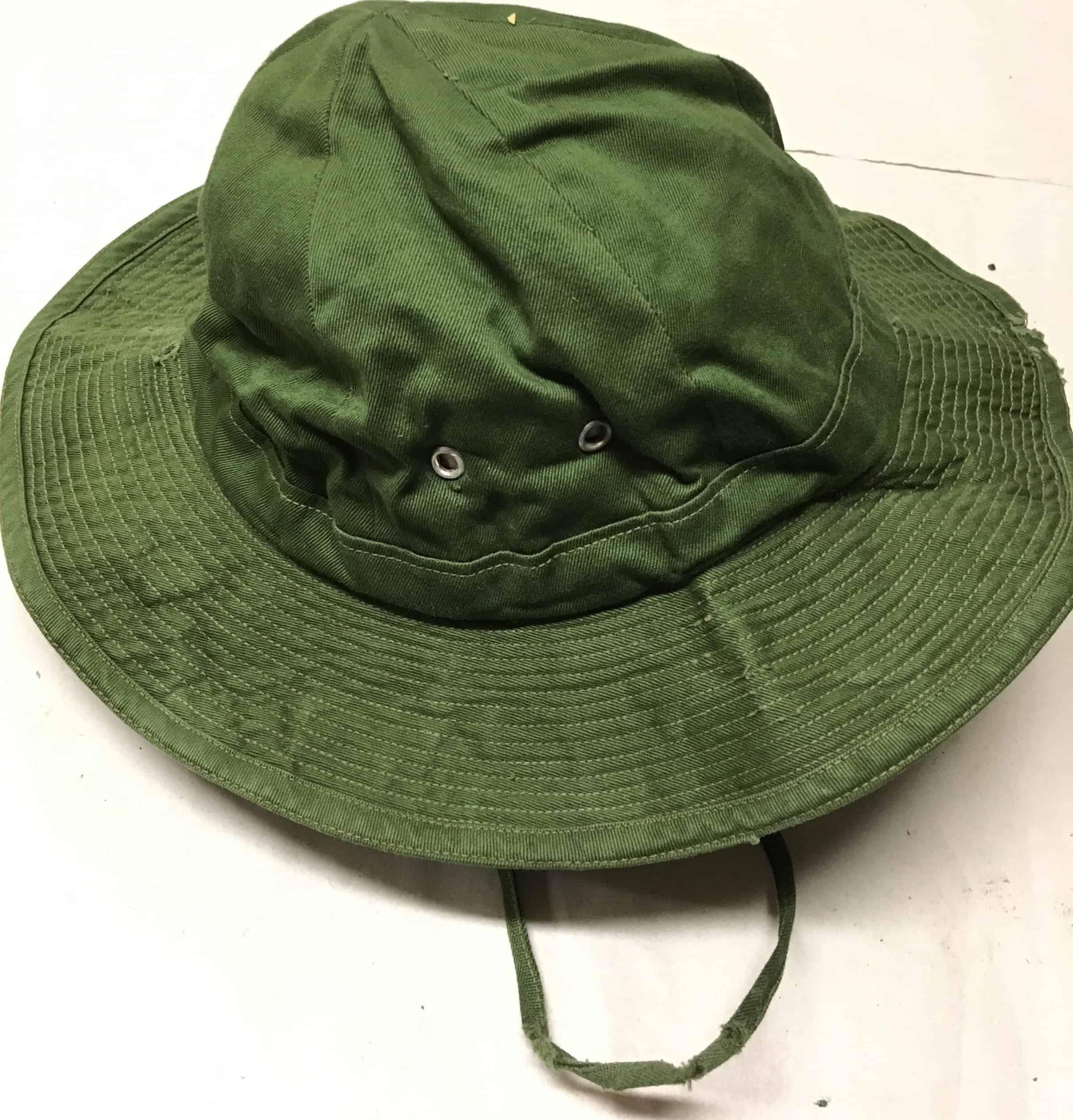 North Vietnamese Army Viet Cong Boonie Hat Short Brim Reed Green ...
