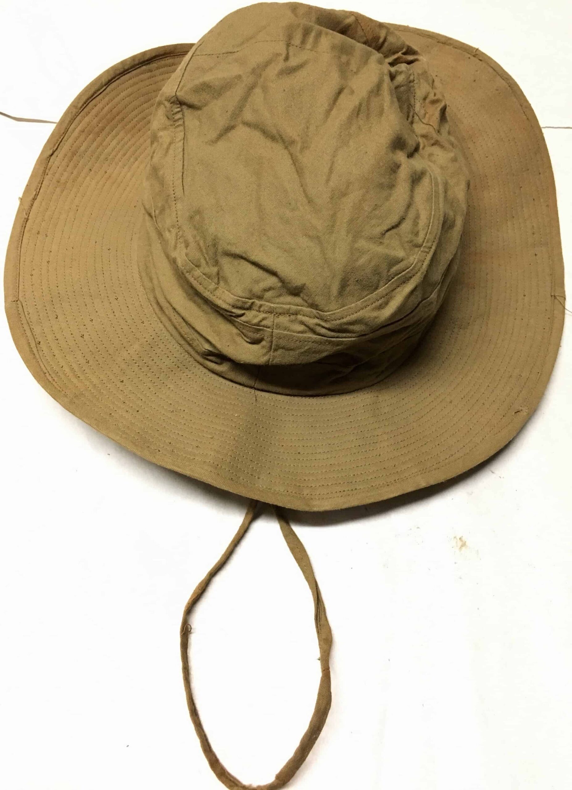 North Vietnamese Army Viet Cong Boonie Hat Short Brim Khaki Brown