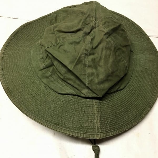 North Vietnamese Army Viet Cong Boonie Hat Wide Brim Reed Green