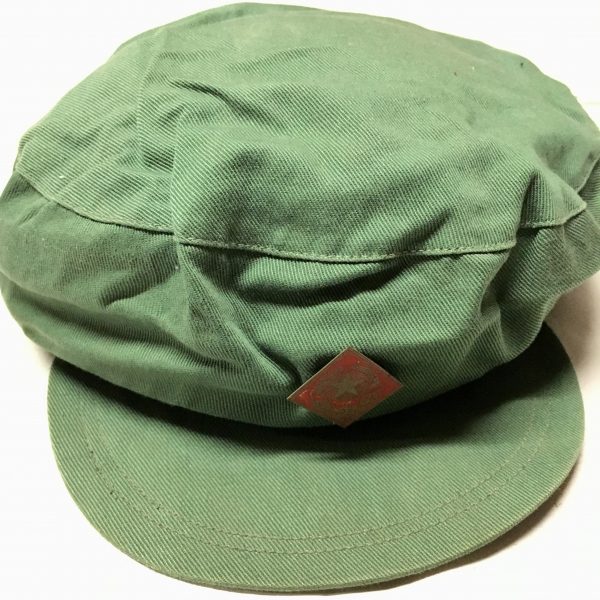 North Vietnamese Army Green Militia Cap with Badge