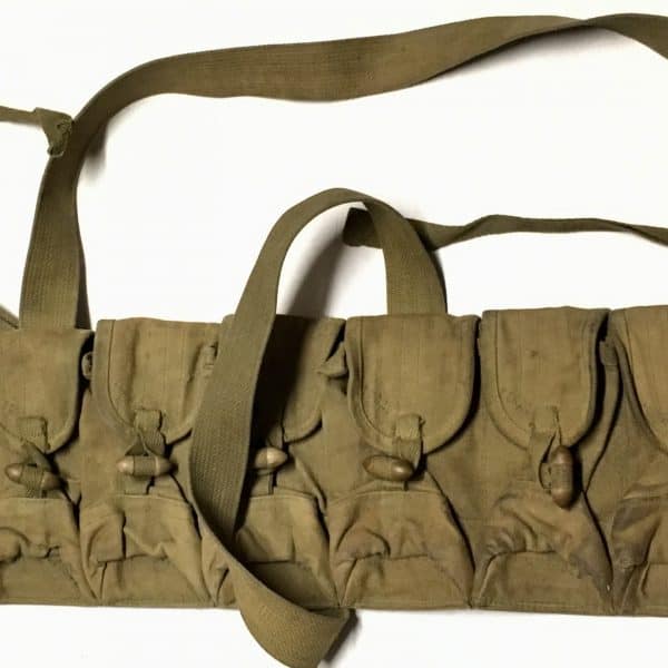 ChiCom North Vietnamese Army Viet Cong SKS Chestpouch Sterile Odd Characters on Back