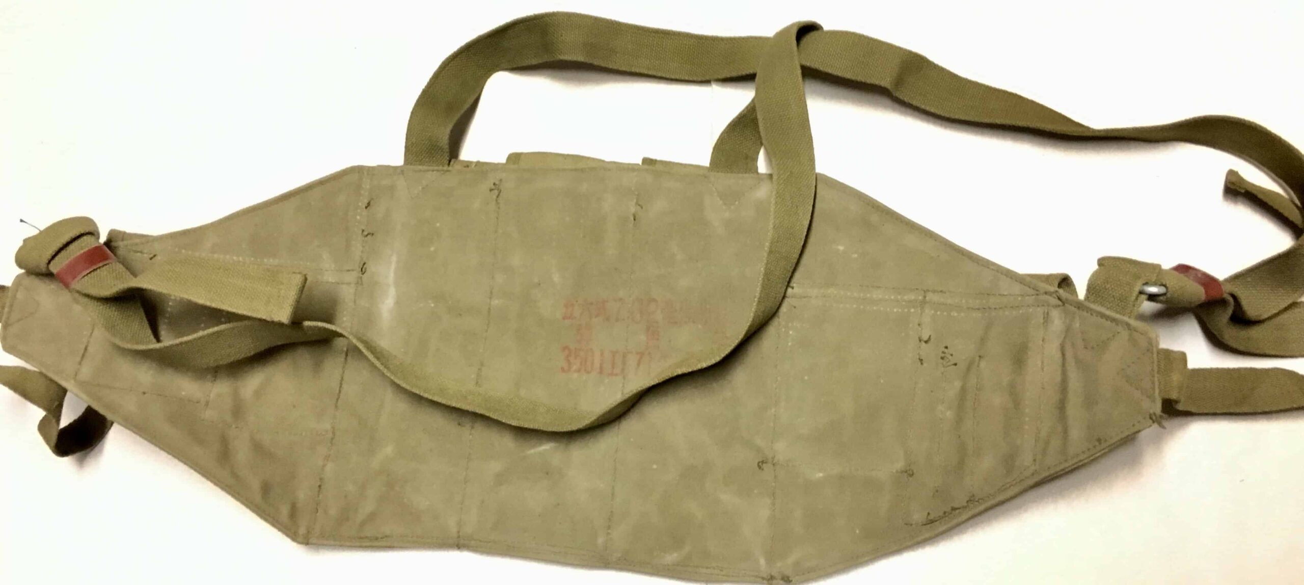 ChiCom North Vietnamese Army Viet Cong AK-47 Chestpouch 1971 - Image 3