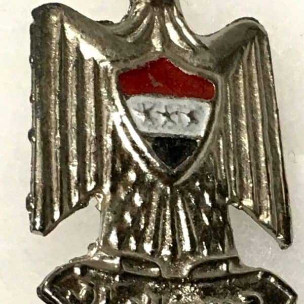 Iraqi Army Eagle Beret & Cap Badge Silver Painted - Officer