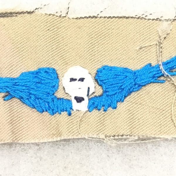 US Army Theater Hand Made Patch Desert Storm - Skull Pilot Wings Unauthorized