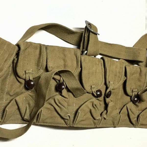 ChiCom North Vietnamese Army Viet Cong SKS Chestpouch 1964 Bakelite Buttons