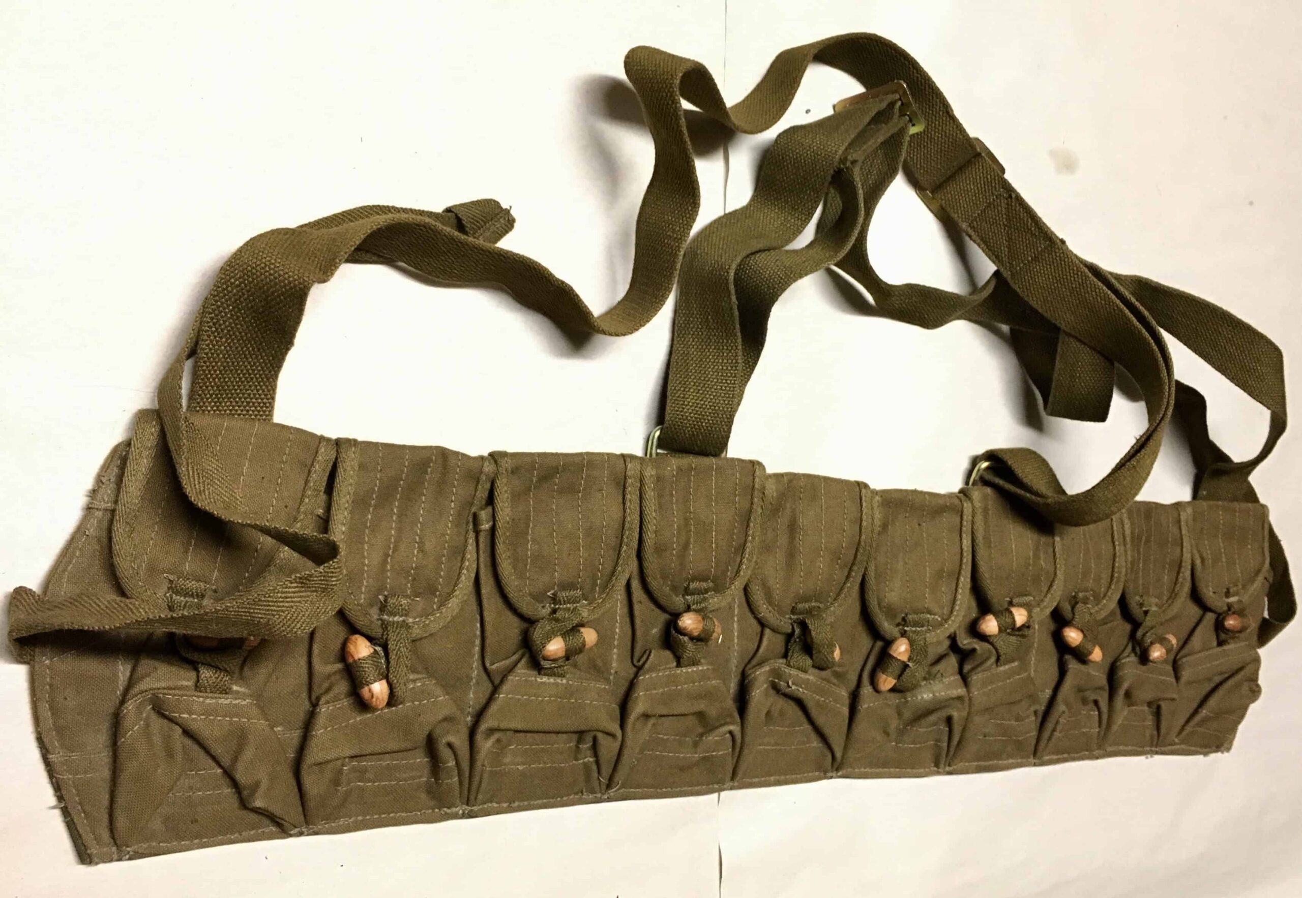 ChiCom North Vietnamese Army Viet Cong SKS Chestpouch 1965 Factory 52/4