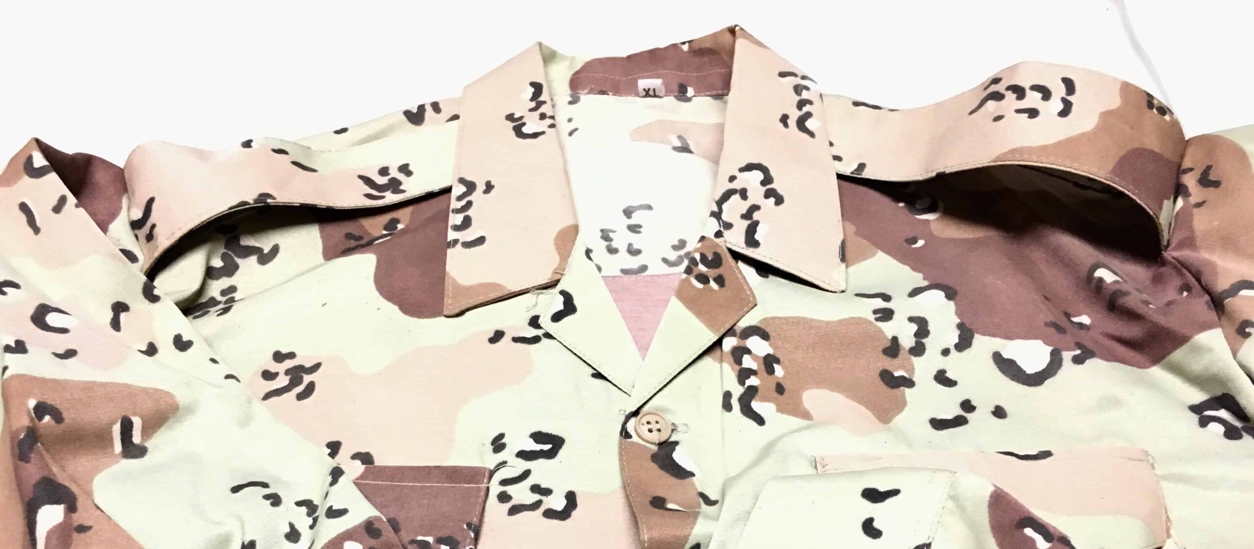 Iraqi Desert Camouflage Uniform XL Chocolate Chip Pattern