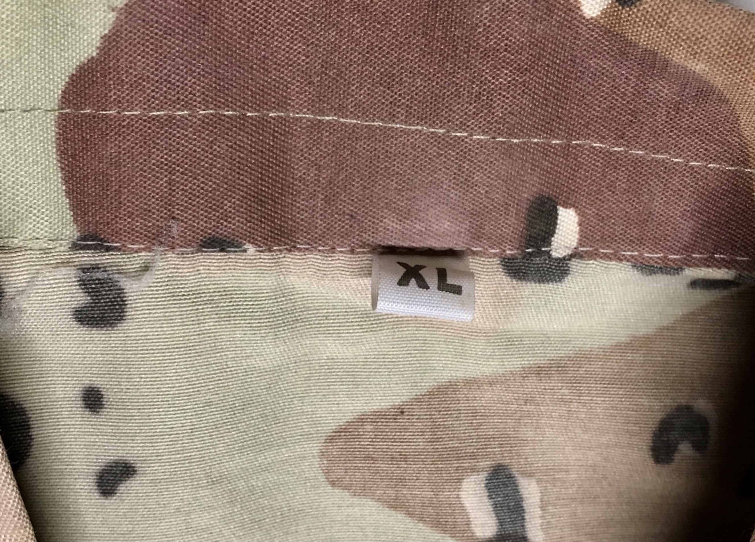 Iraqi Desert Camouflage Uniform XL Chocolate Chip Pattern - Image 3
