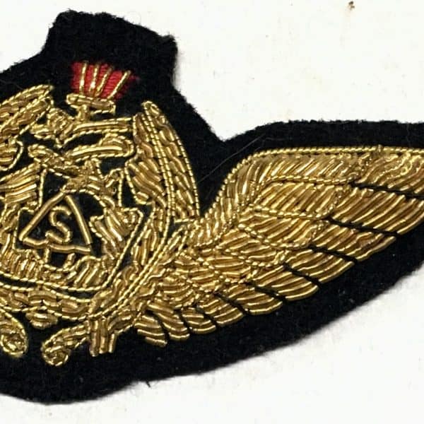 Iraqi Air Force Pilot Wings Bullion Jihm in Center