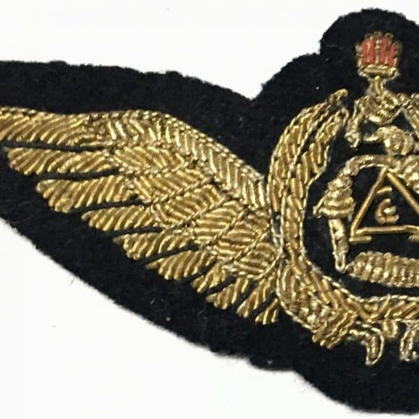 Iraqi Air Force Pilot Wings Bullion Jihm in Center of Wing