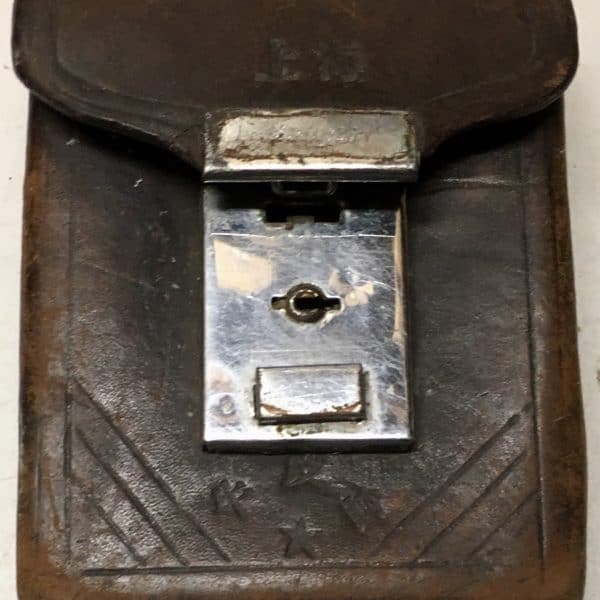 Chinese Korean War Officer's Leather Pouch
