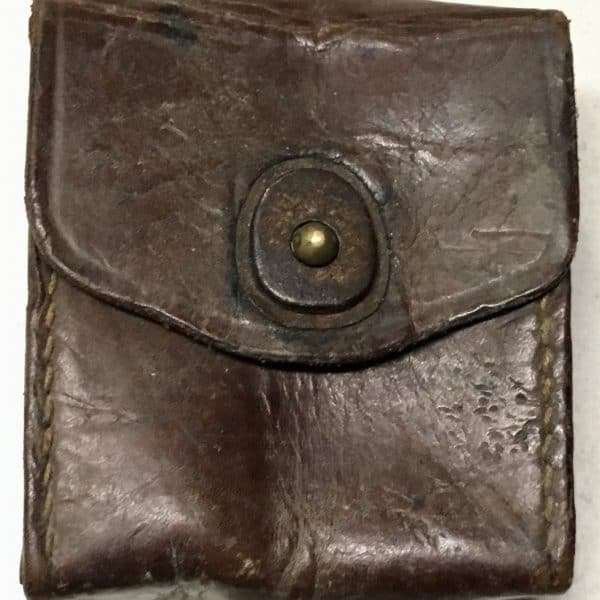 Chinese Korean War Officer's Leather Pouch