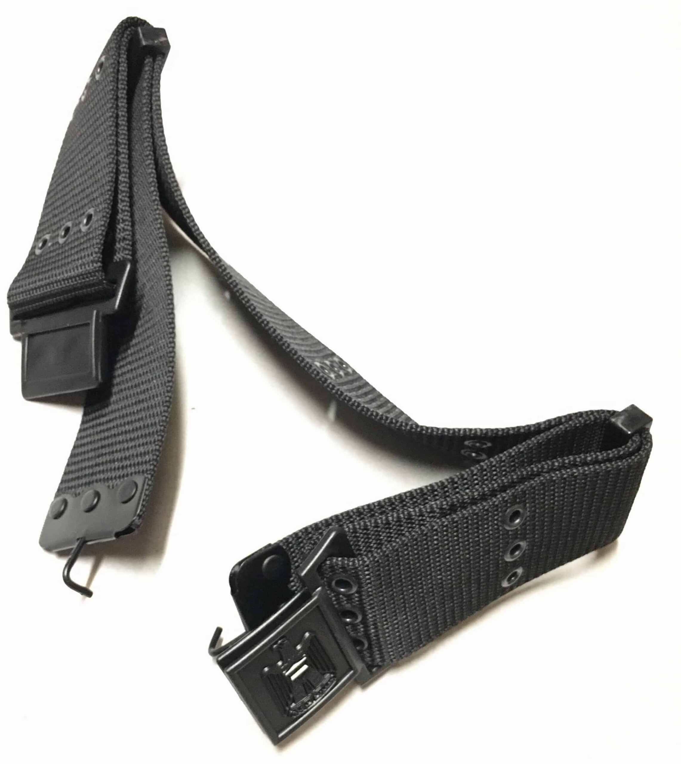 Iraqi Sadaam Fedayeen Officer's Nylon Eagle Pistol Belt Black - Image 2