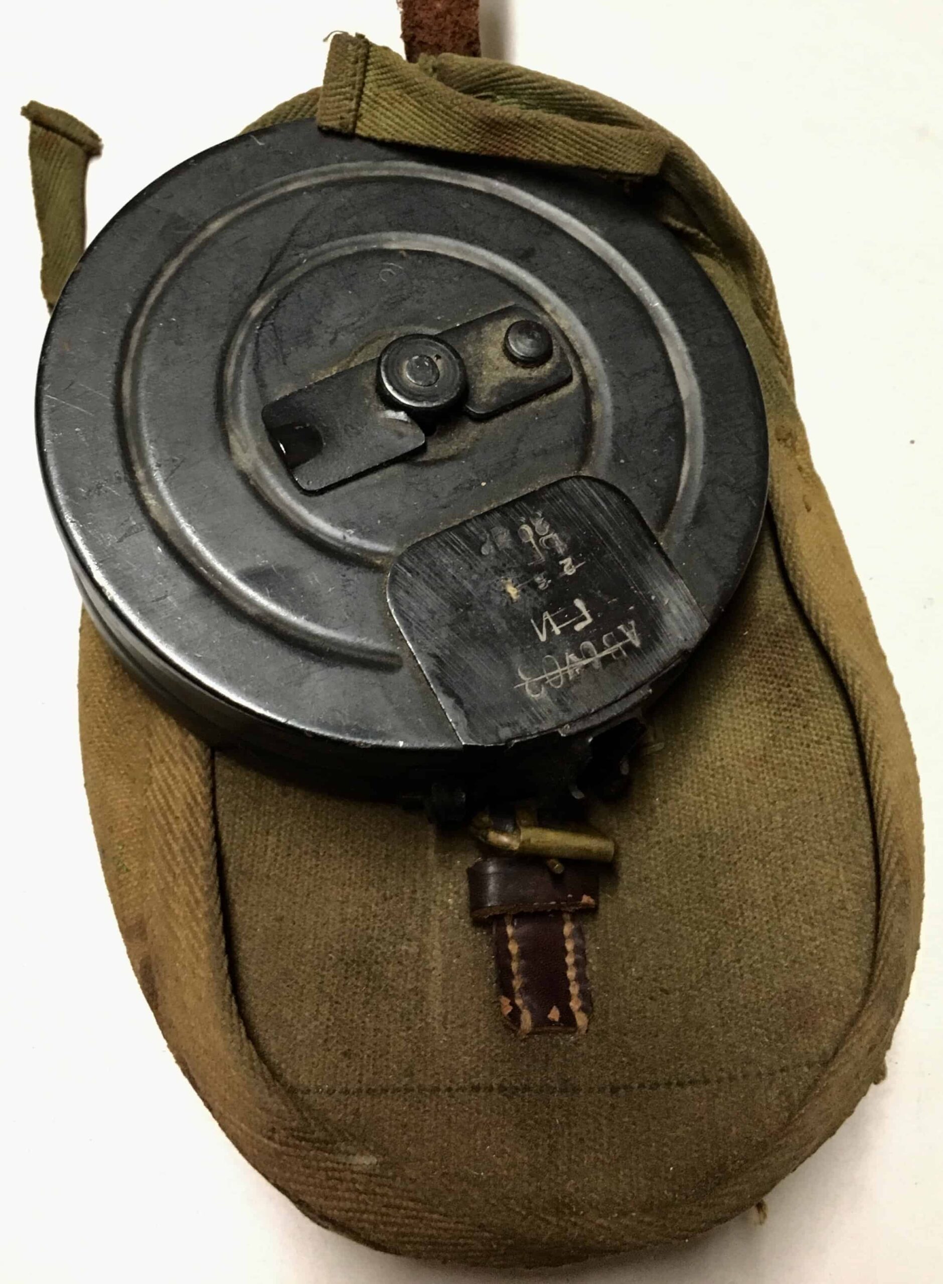 Chinese Korean War PPsH Magazine Pouch with Magazine - Image 2