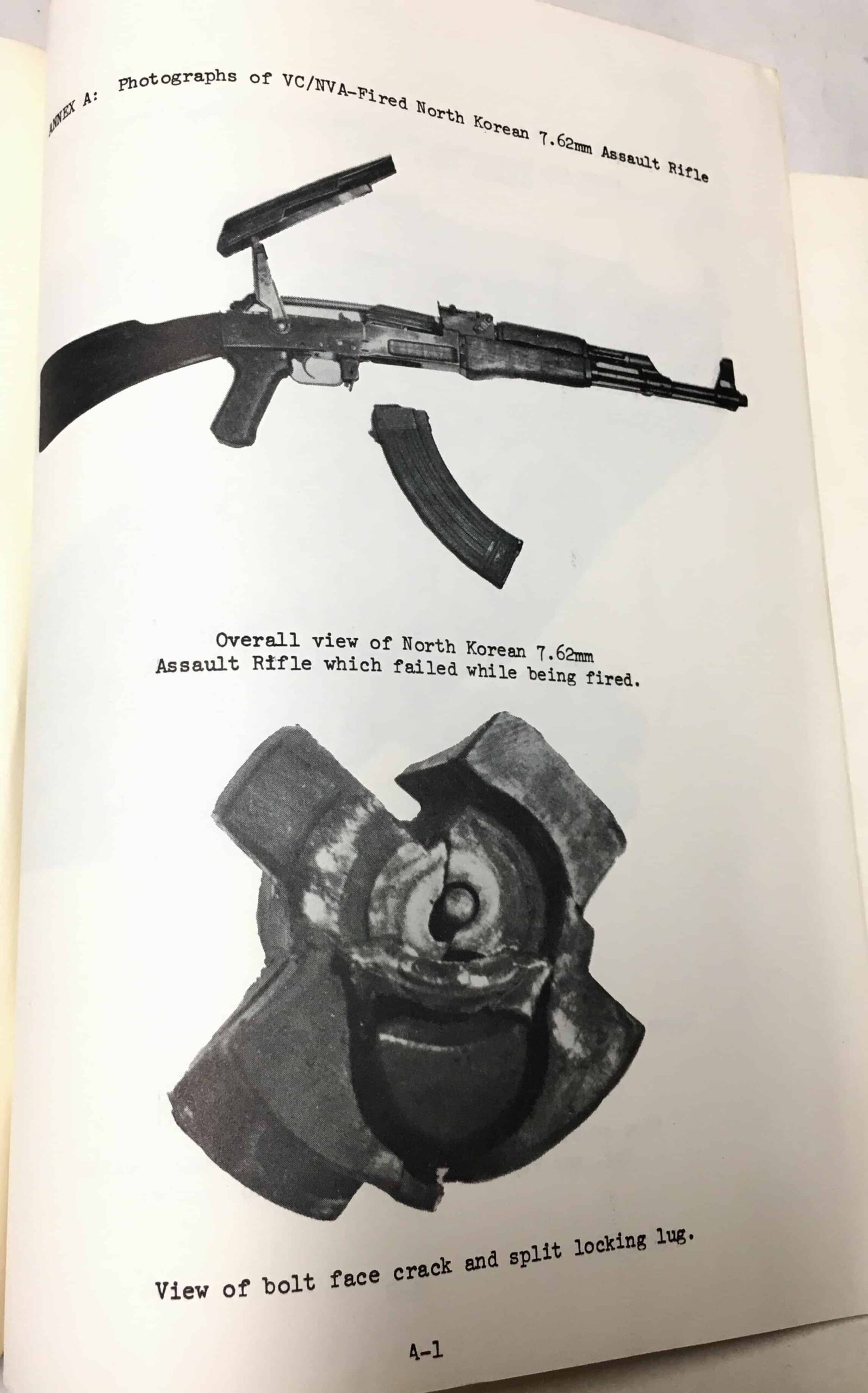 US Intelligence Manual - Damaged Enemy Weapons 1969 - Enemy Militaria