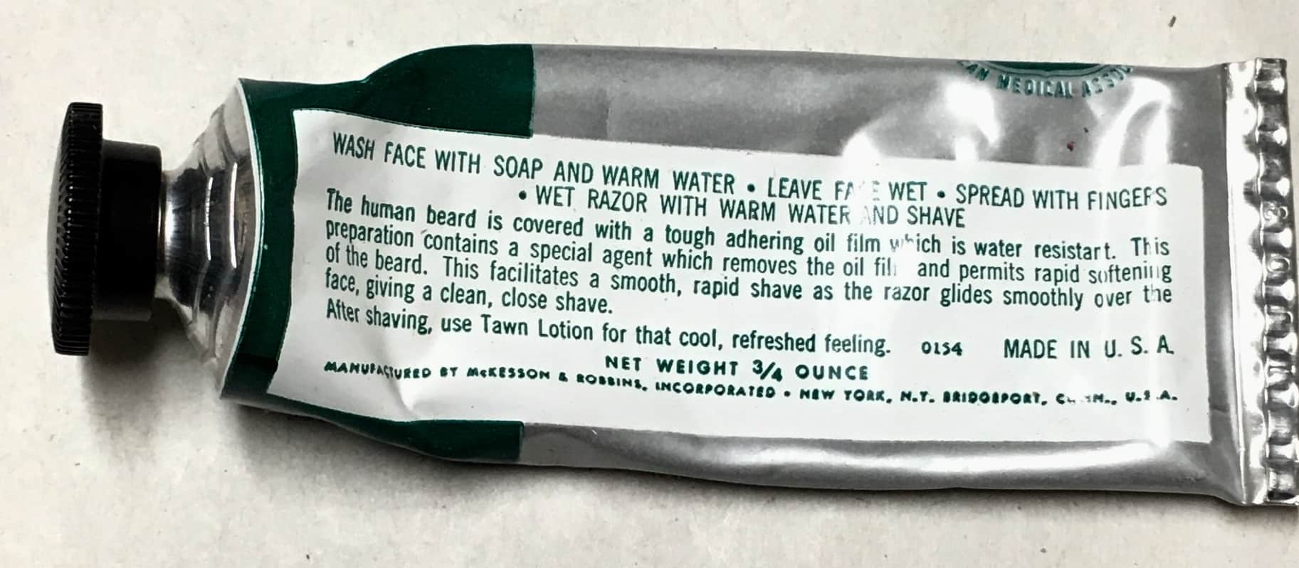 US WWII Shave Cream Tube - Image 2