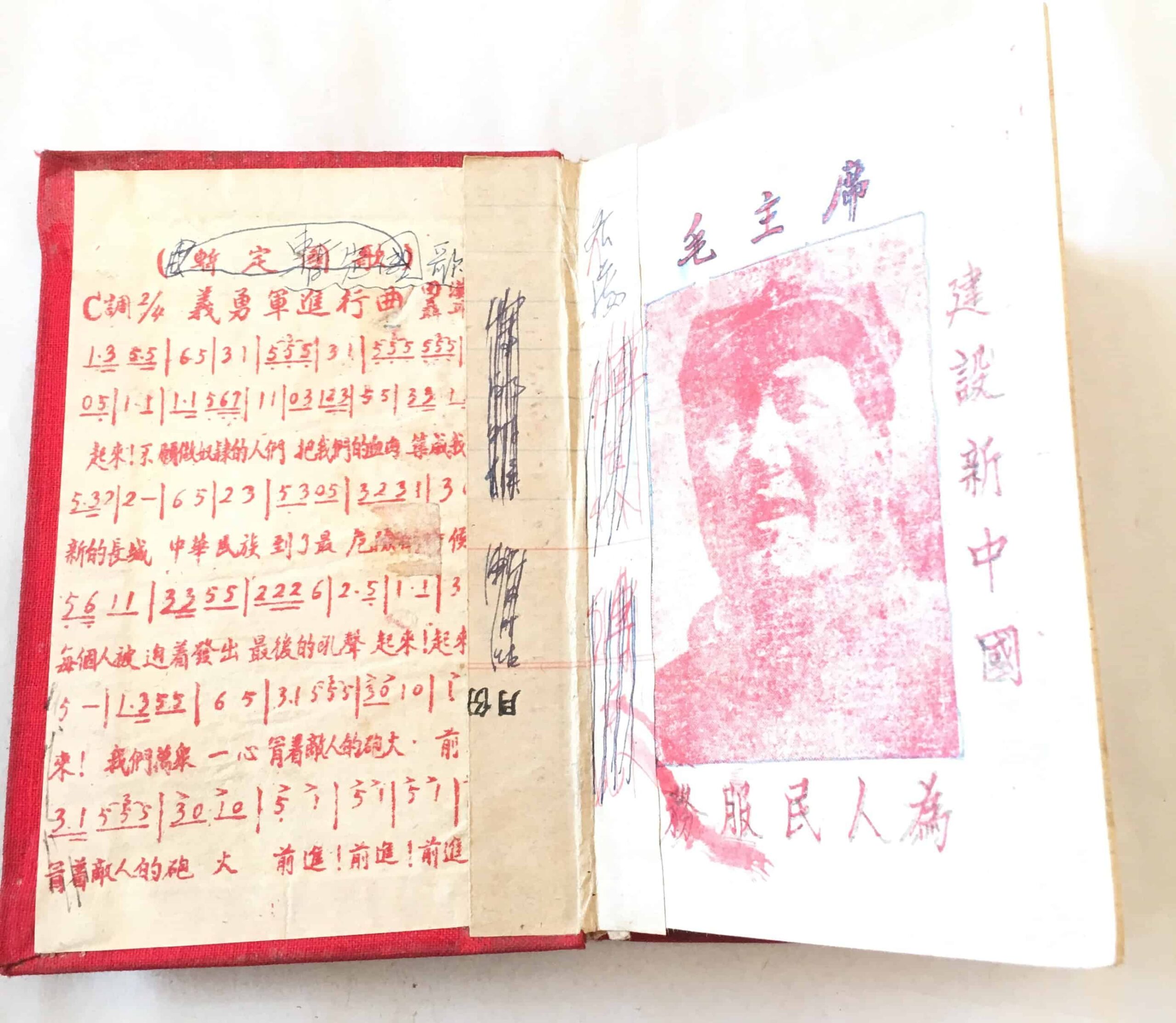 Chinese Korean War Diary Full of Entries - Image 3