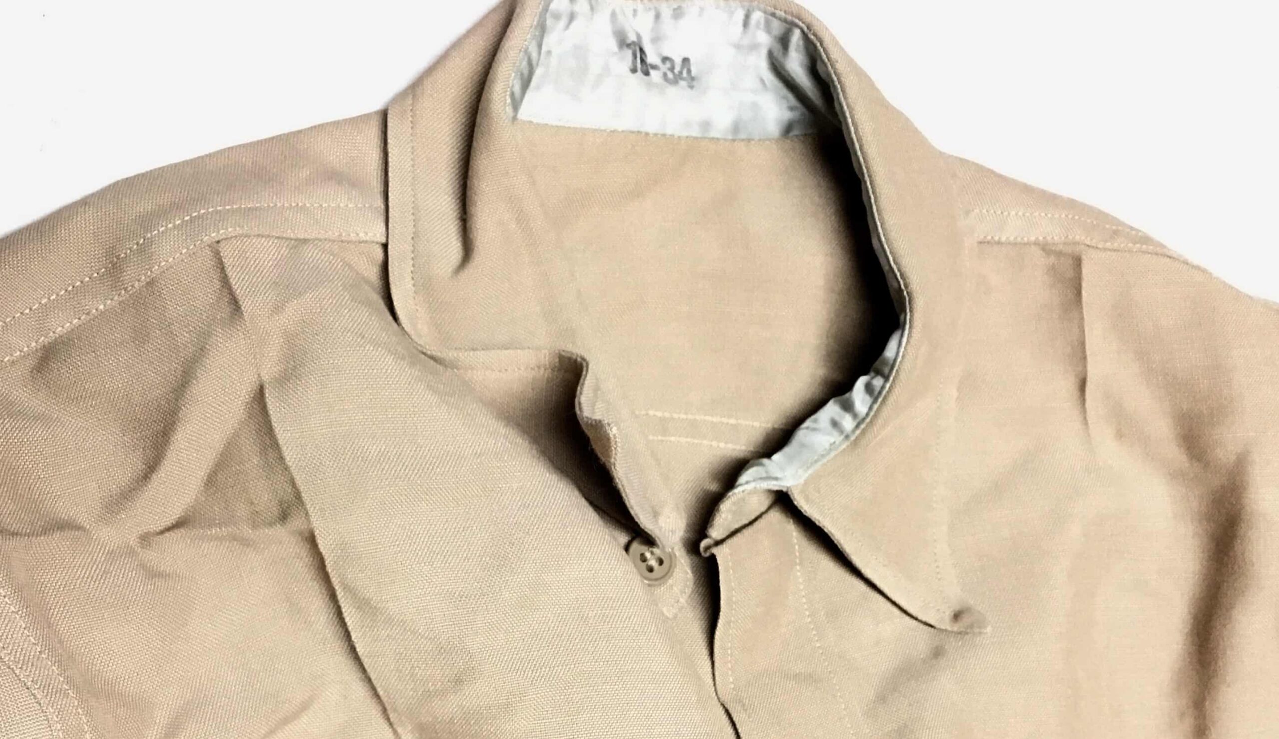 US Army WWII Khaki Shirt - Image 2