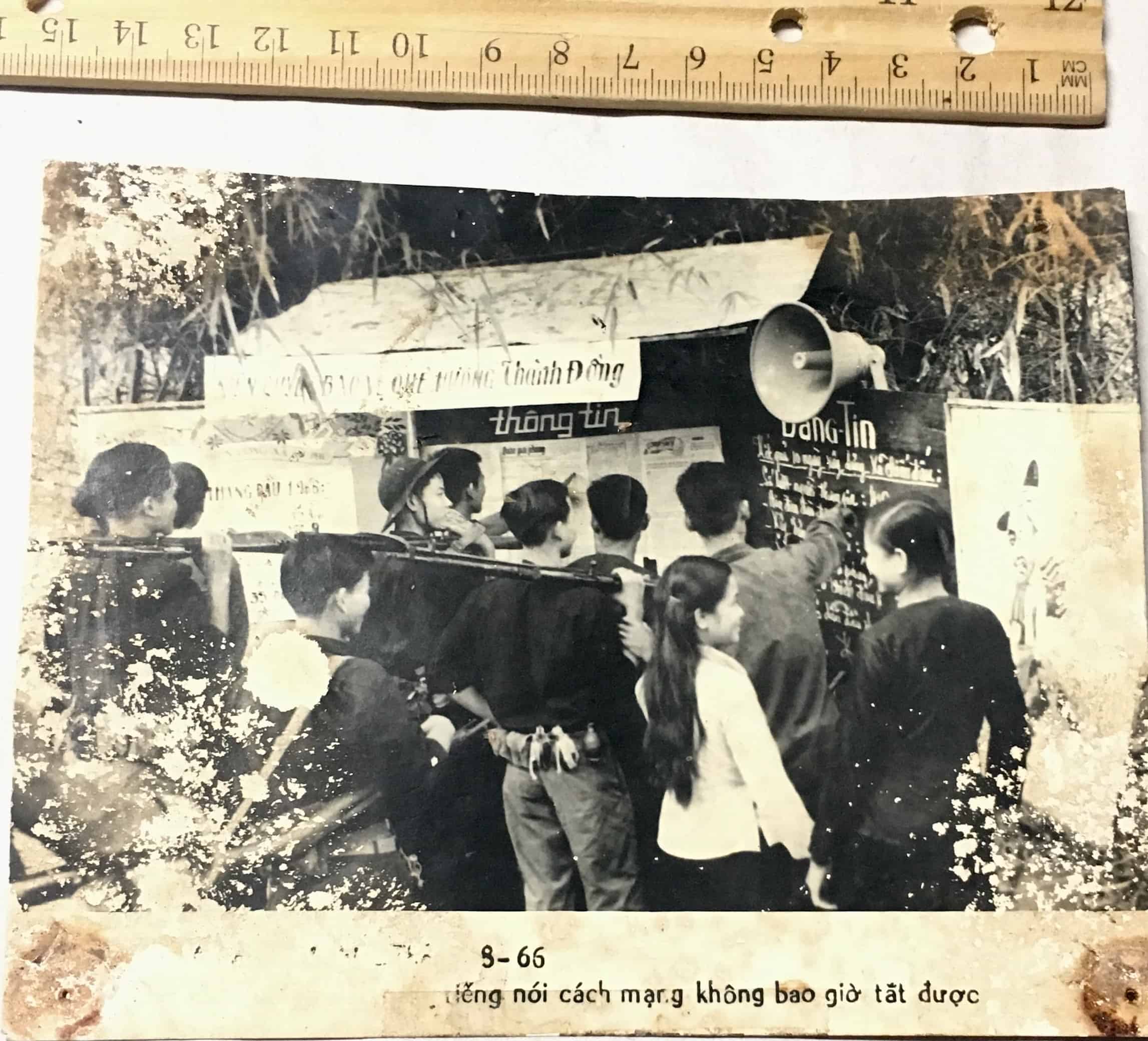 Photograph of Viet Cong at Political Rally