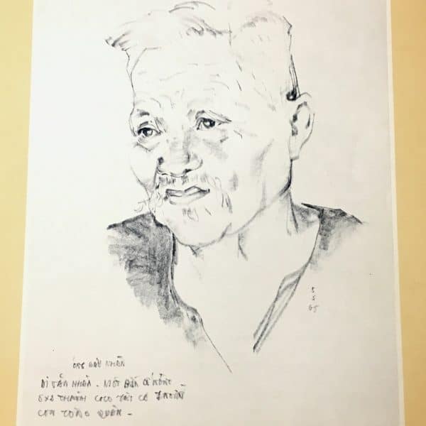 Viet Cong Propaganda Poster Elder Male Guerrilla 1966