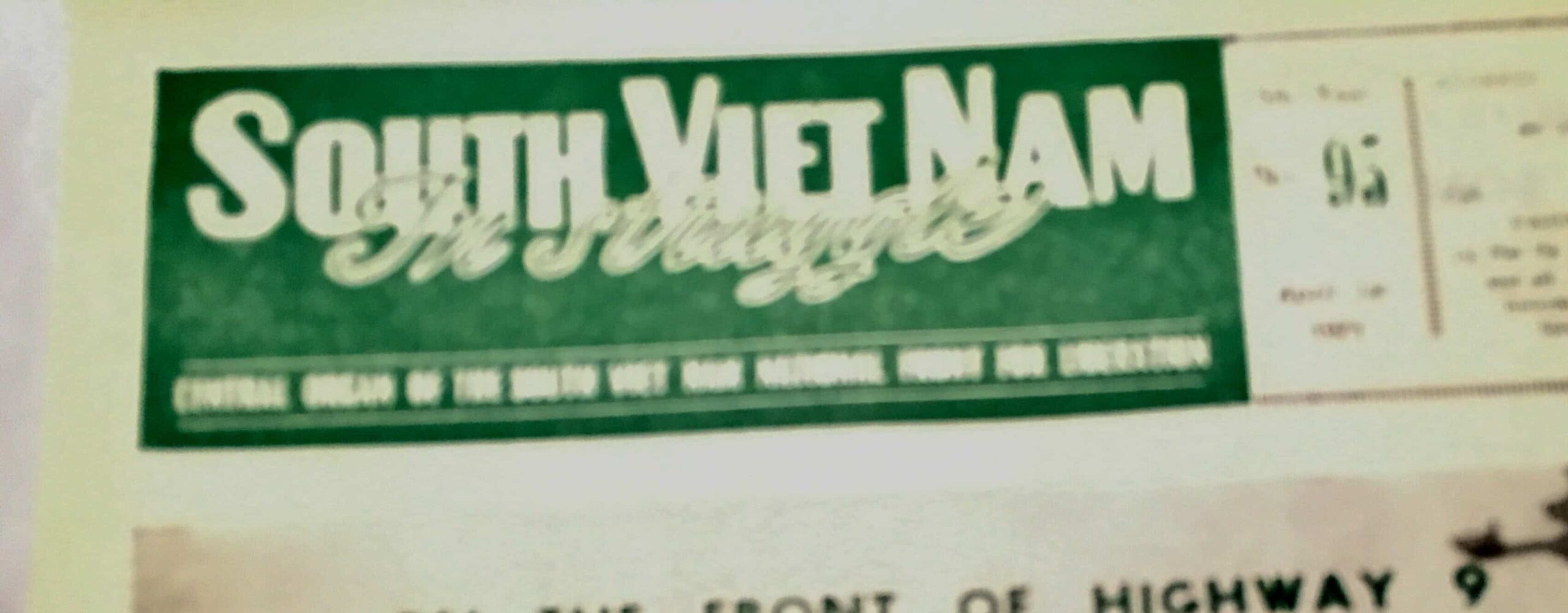 Viet Cong Hanoi Printed Propaganda Newspaper in English April 1, 1971 - Image 2