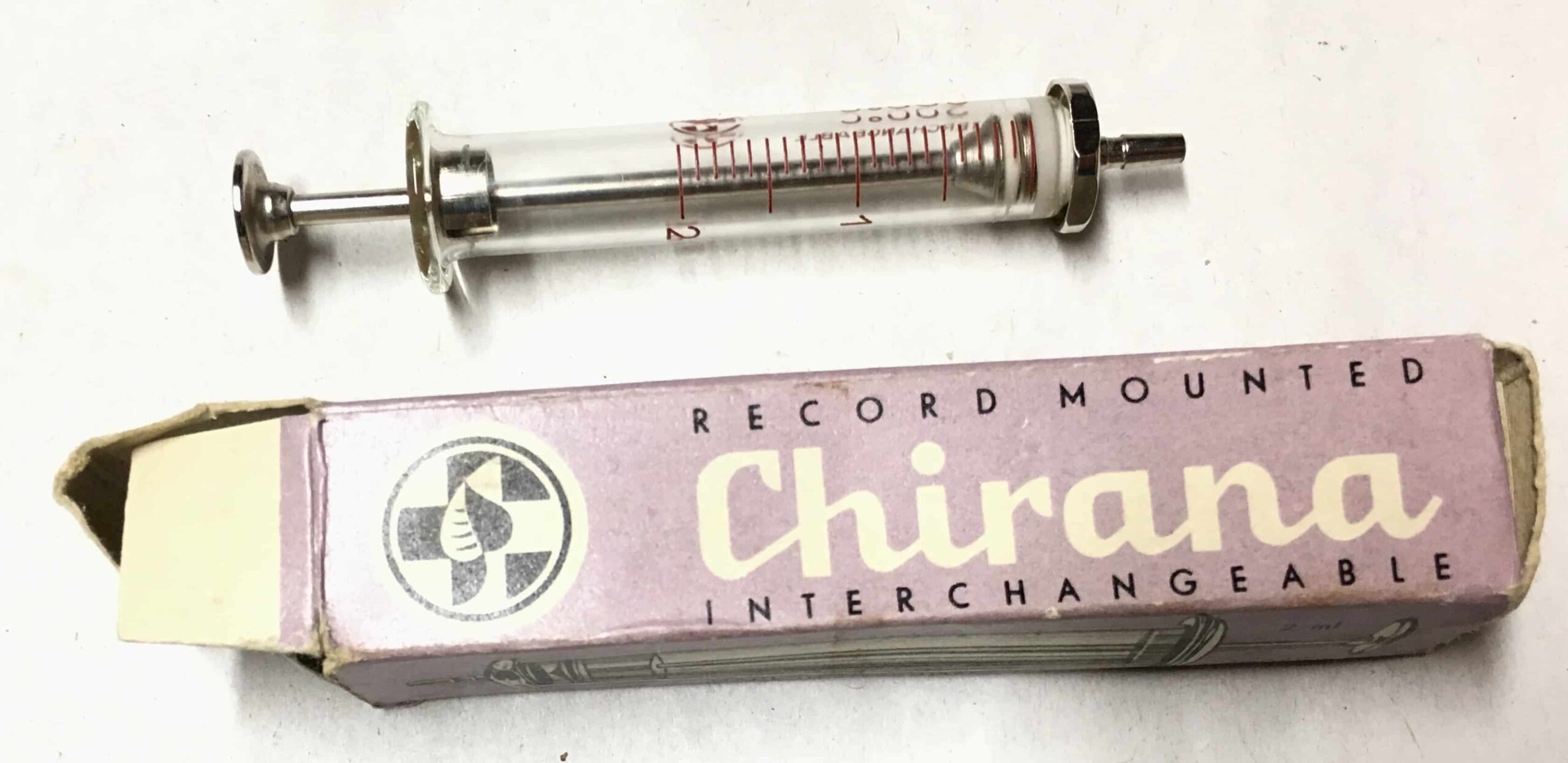 Czechoslovakian North Vietnamese Army Viet Cong Glass Syringe in Box