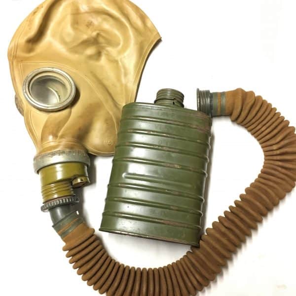 North Vietnamese Army Gas Mask Battledamaged