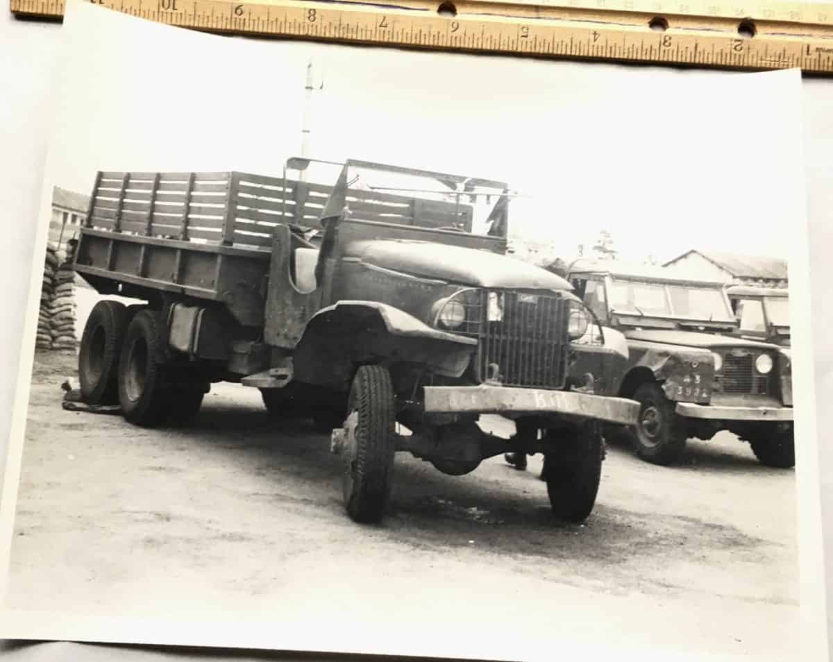 8x10 Photograph of Captured North Vietnamese Truck 1970 Enemy Militaria