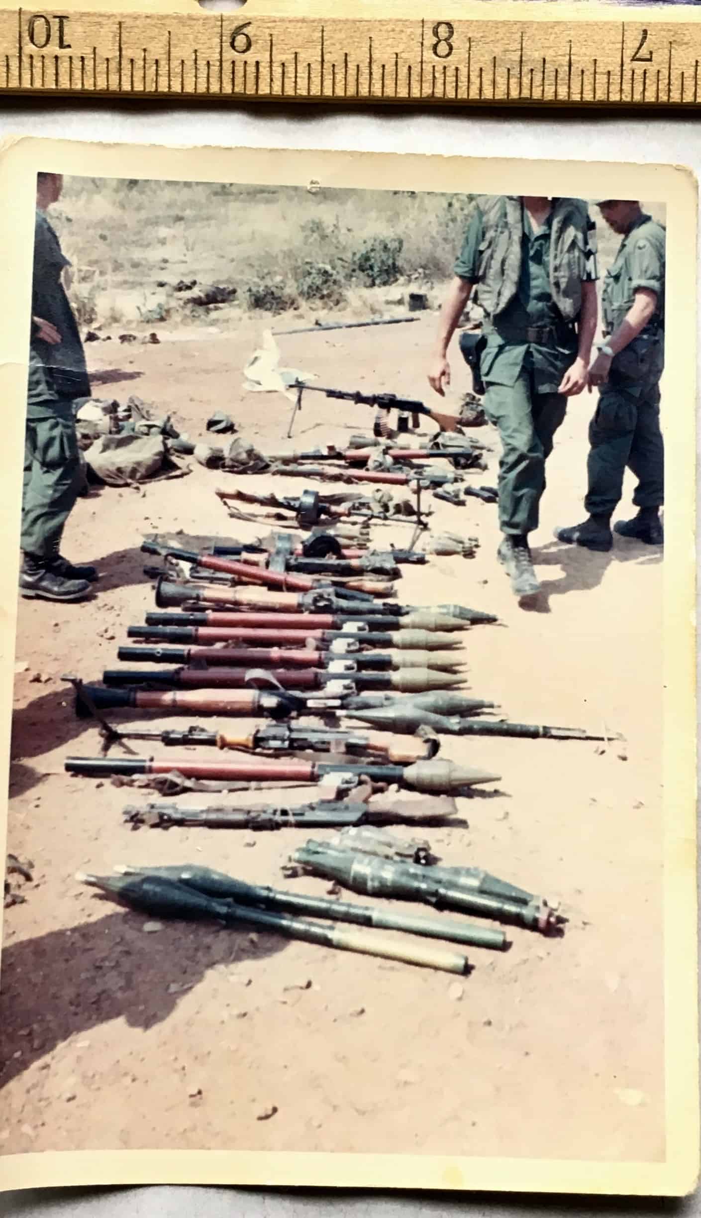 Us Military Rpg 3 1/2 x 5 Photograph of North Vietnamese Army RPGs and RPD - Enemy ...