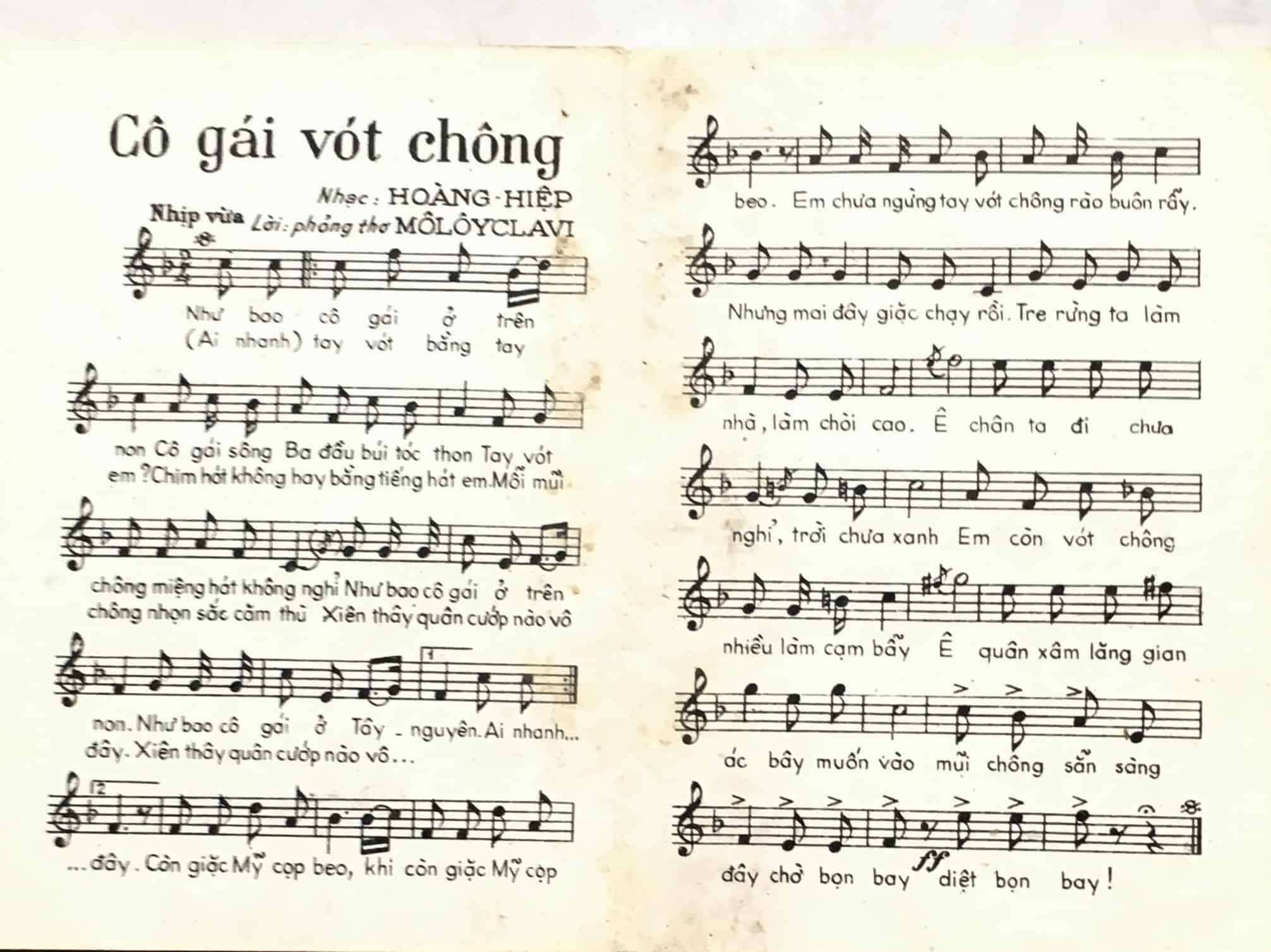 North Vietnamese Army Viet Cong Song Book Calendar 1968 - Image 2