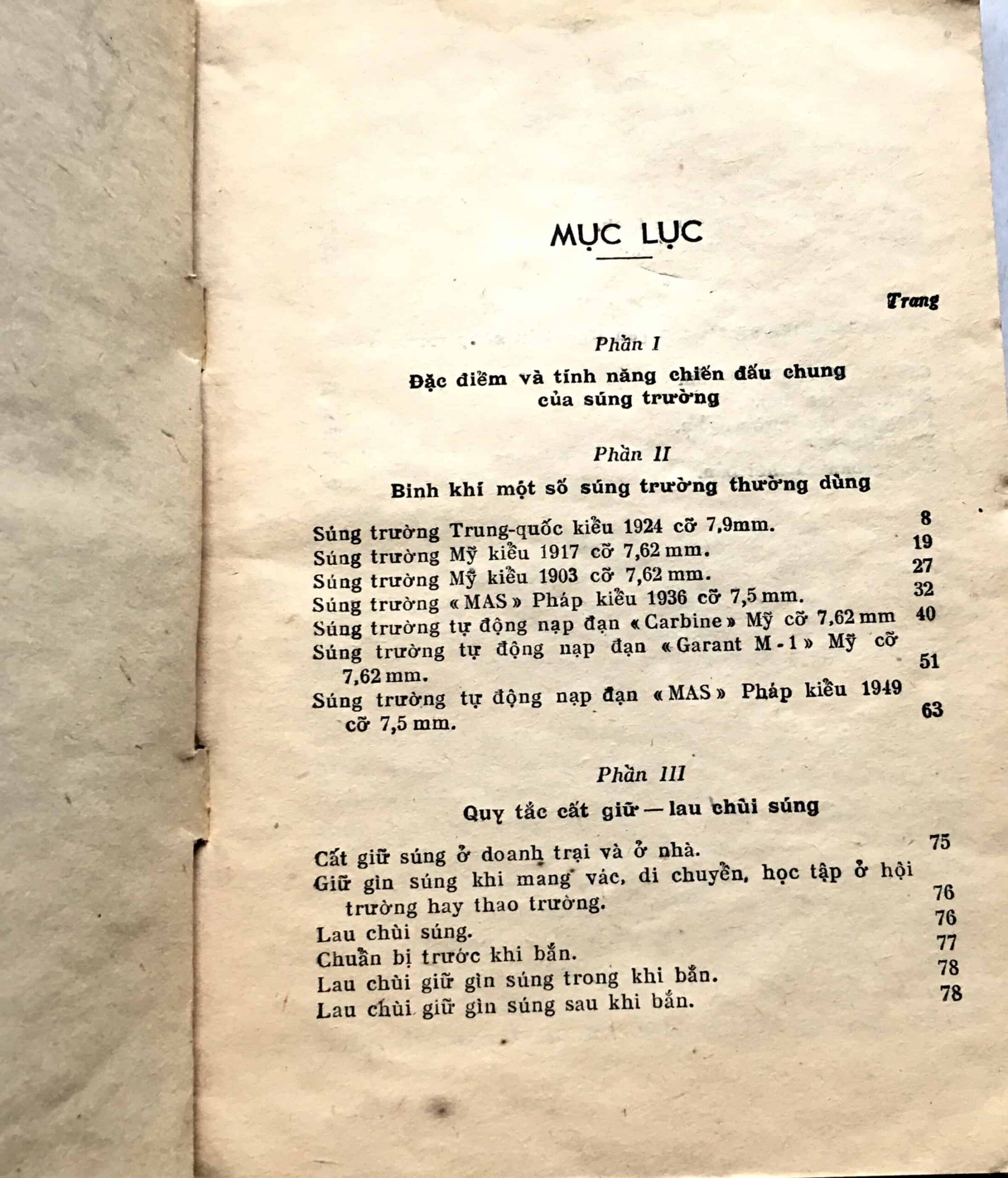 North Vietnamese Army Viet Cong Weapons Manual 1963 - Rifles - Image 2