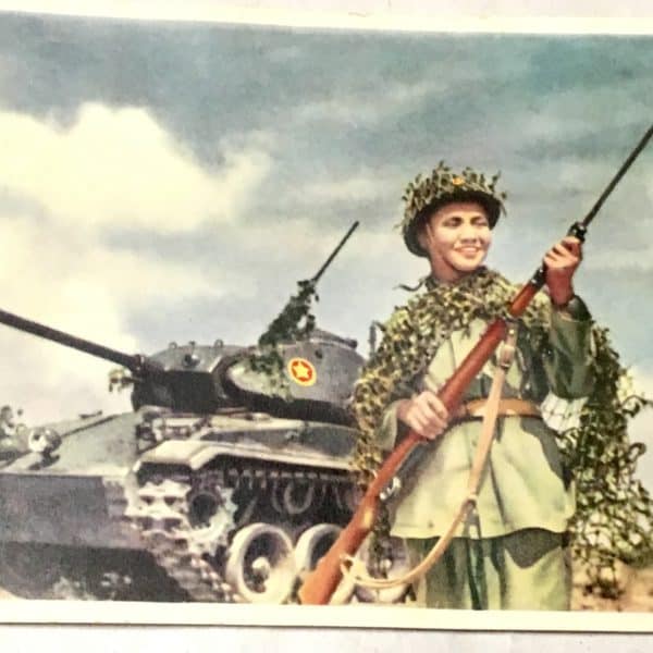 Viet Minh North Vietnamese Army Post Card 1950s