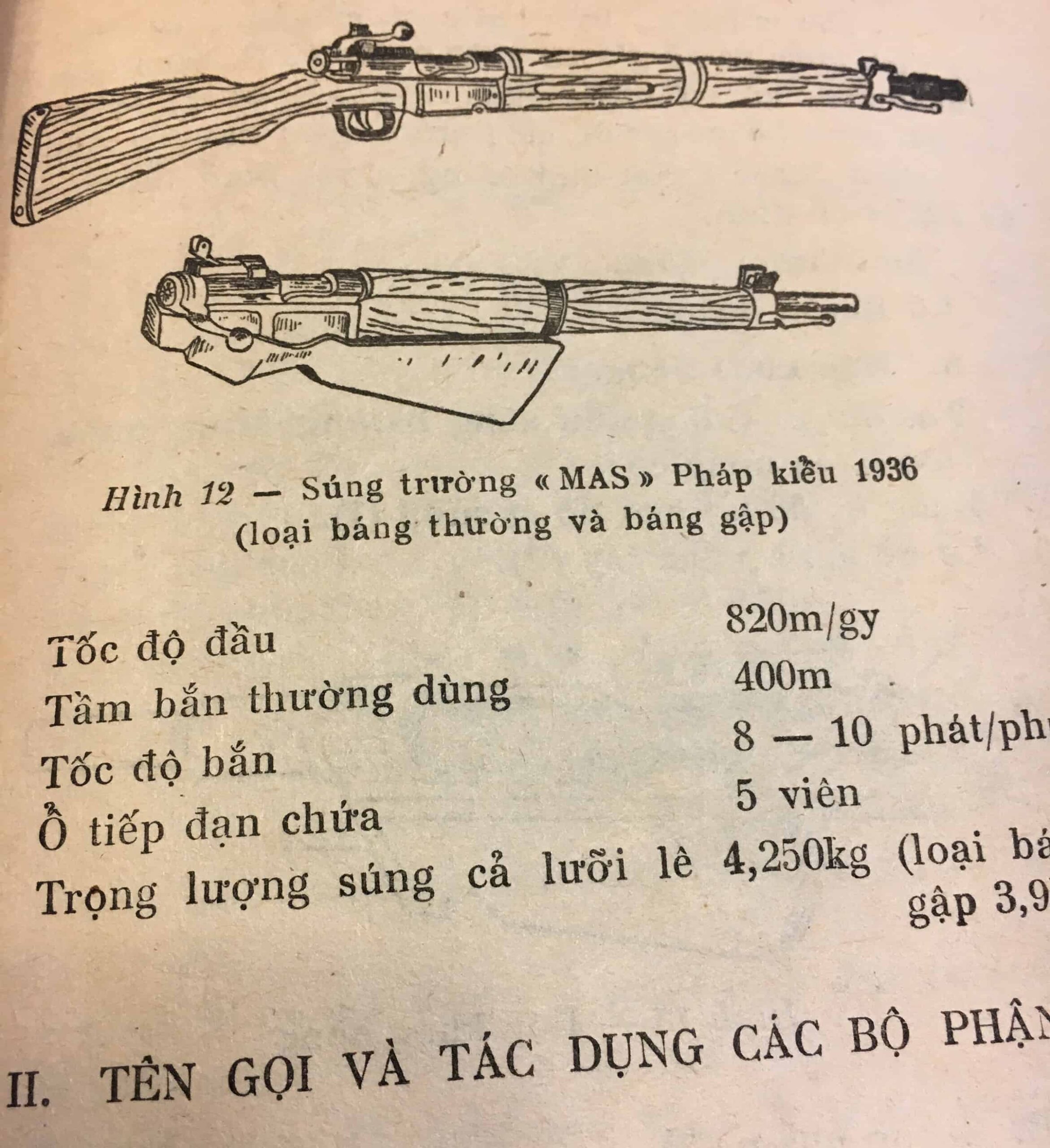 North Vietnamese Army Viet Cong Weapons Manual 1963 - Rifles - Image 6