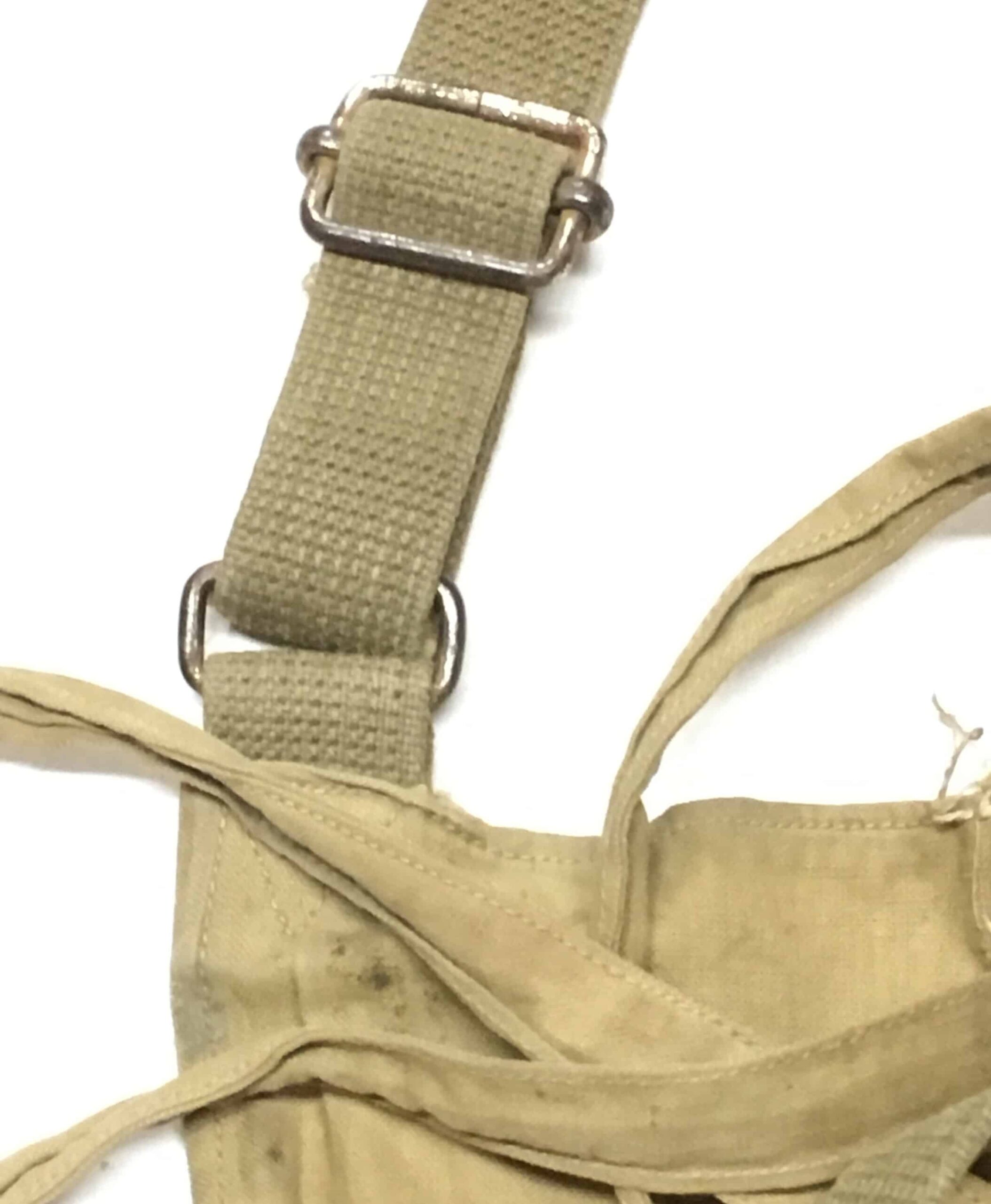 Chinese Korean War Hand Two Cell Stick Grenade Pouch Named - Image 2
