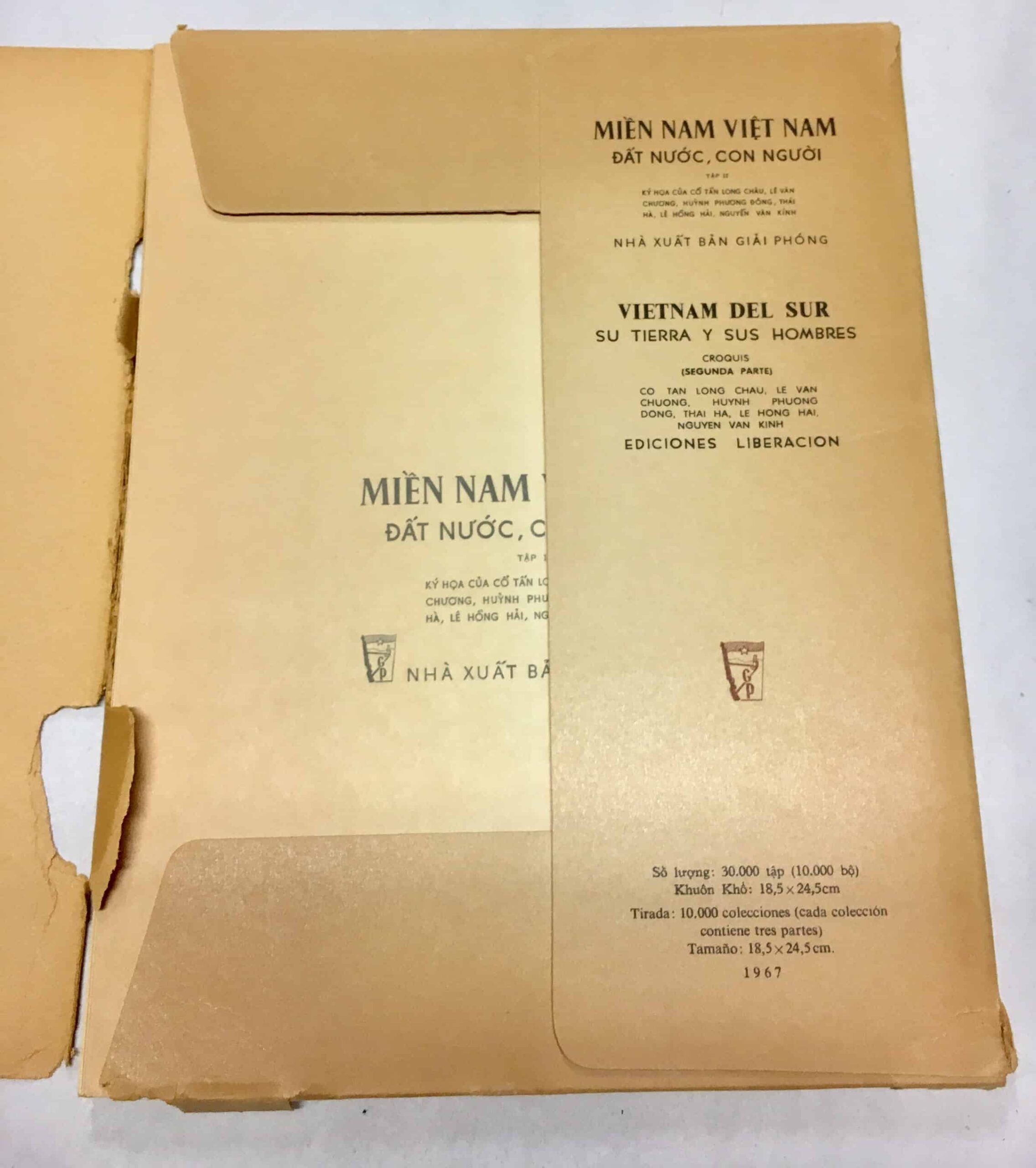 Viet Cong Propaganda Poster 1965 to 1967 - Guerrilla with Scarf - Image 7